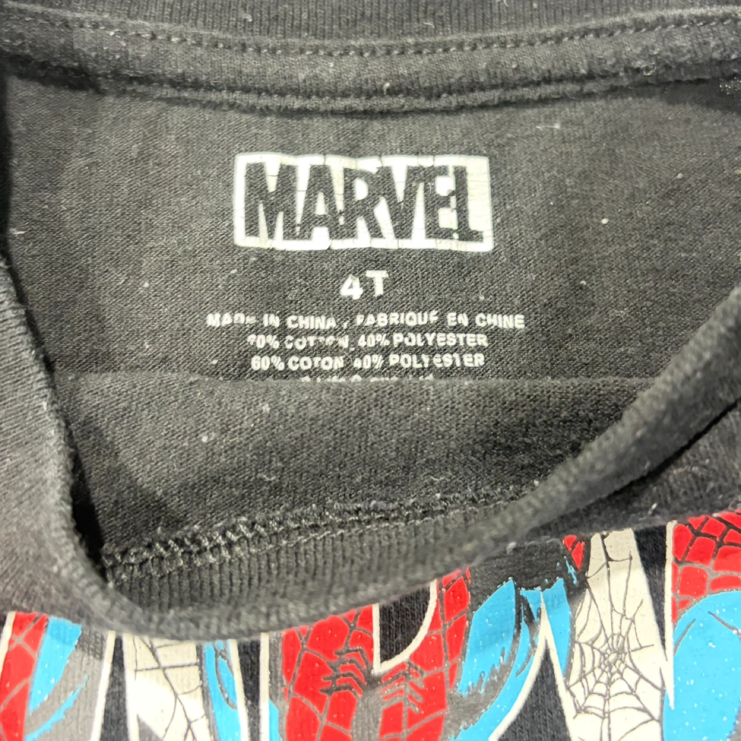 Marvel Spiderman Pyjama Set Toddler Size 4T - photo 2