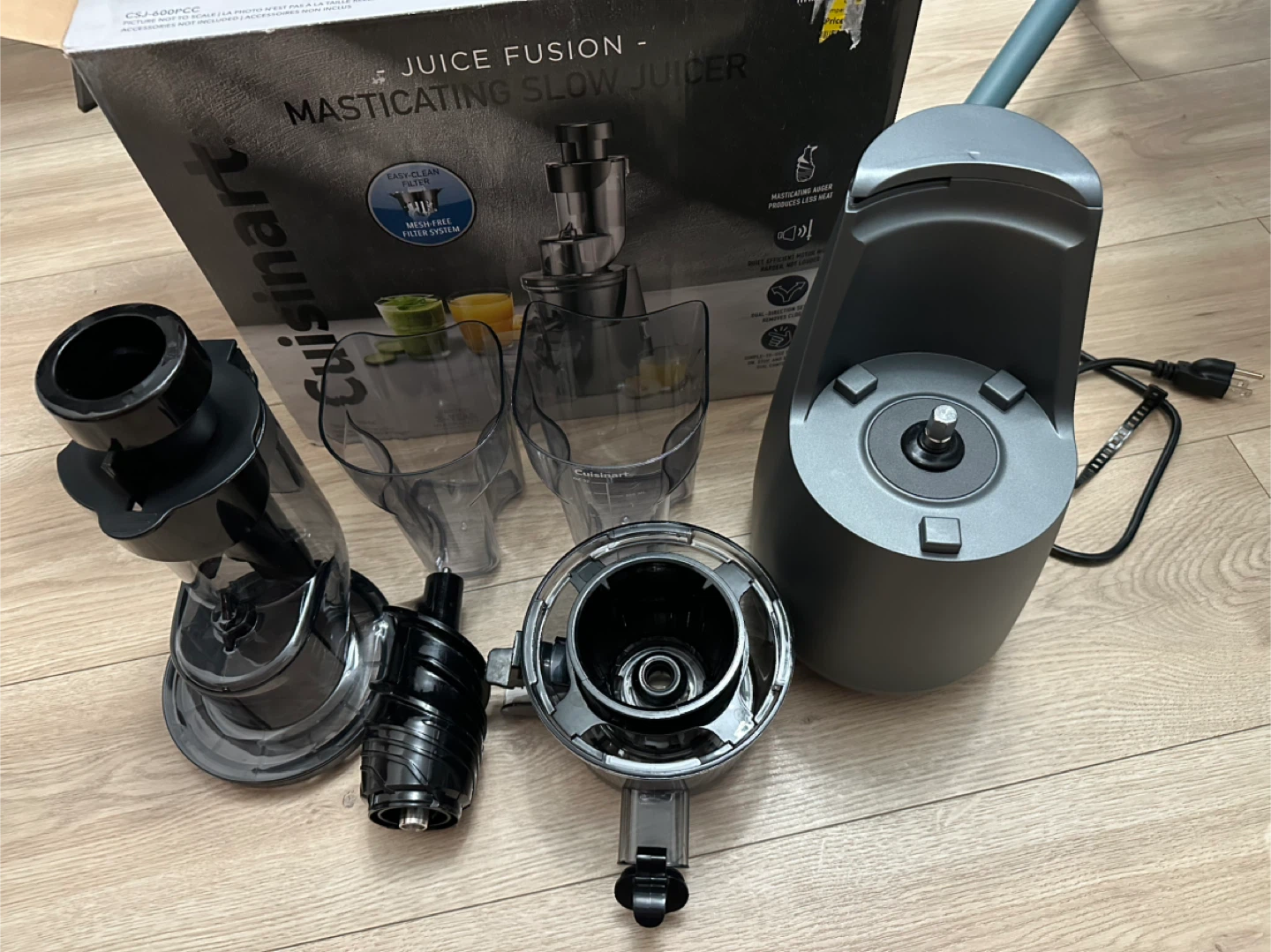 Cuisinart Juice Fusion Masticating Slow Juicer CSJ-600 - photo 2