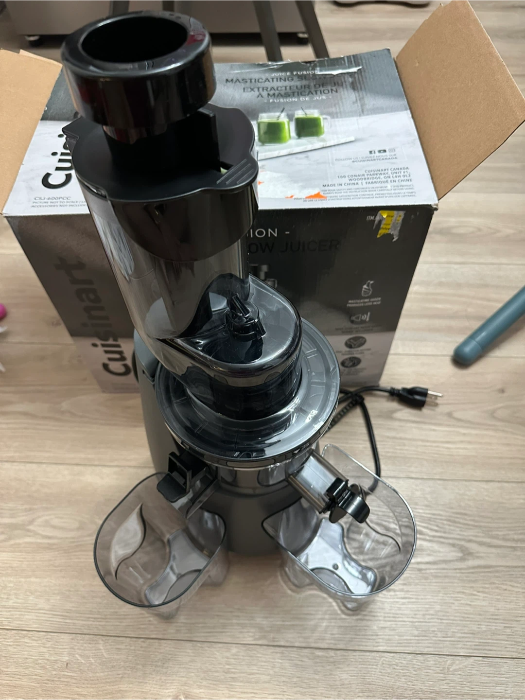 Cuisinart Juice Fusion Masticating Slow Juicer CSJ-600 - photo 3