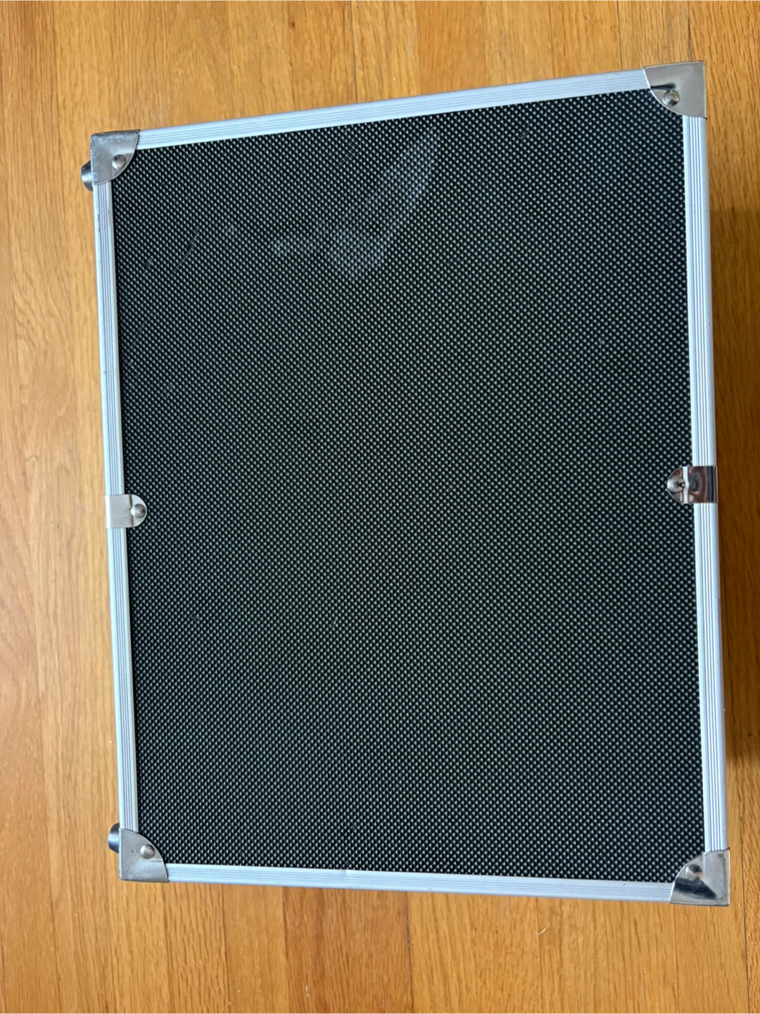 Jager black storage case with silver trim
