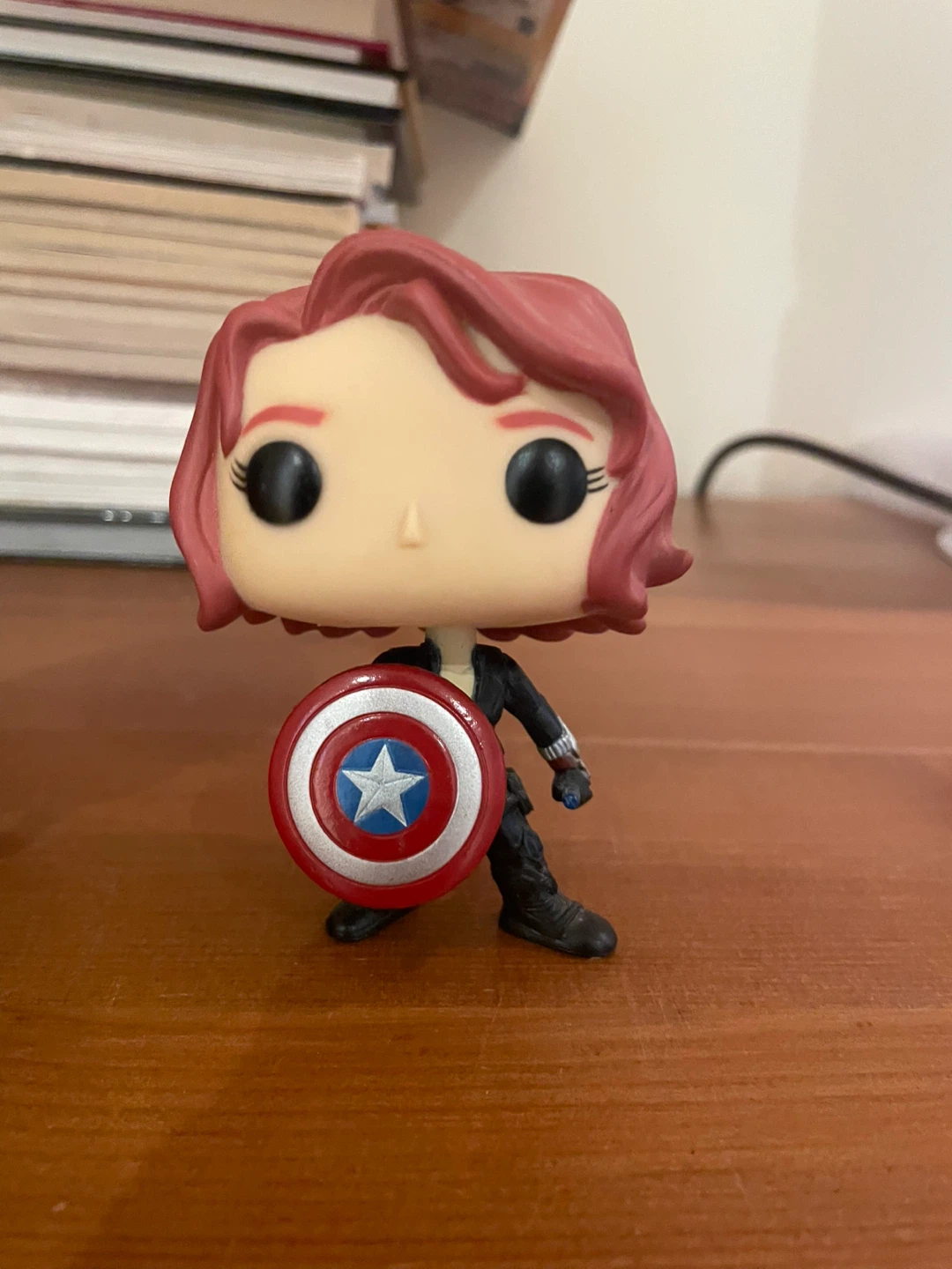 Funko Pop! Black Widow with Captain America's Shield