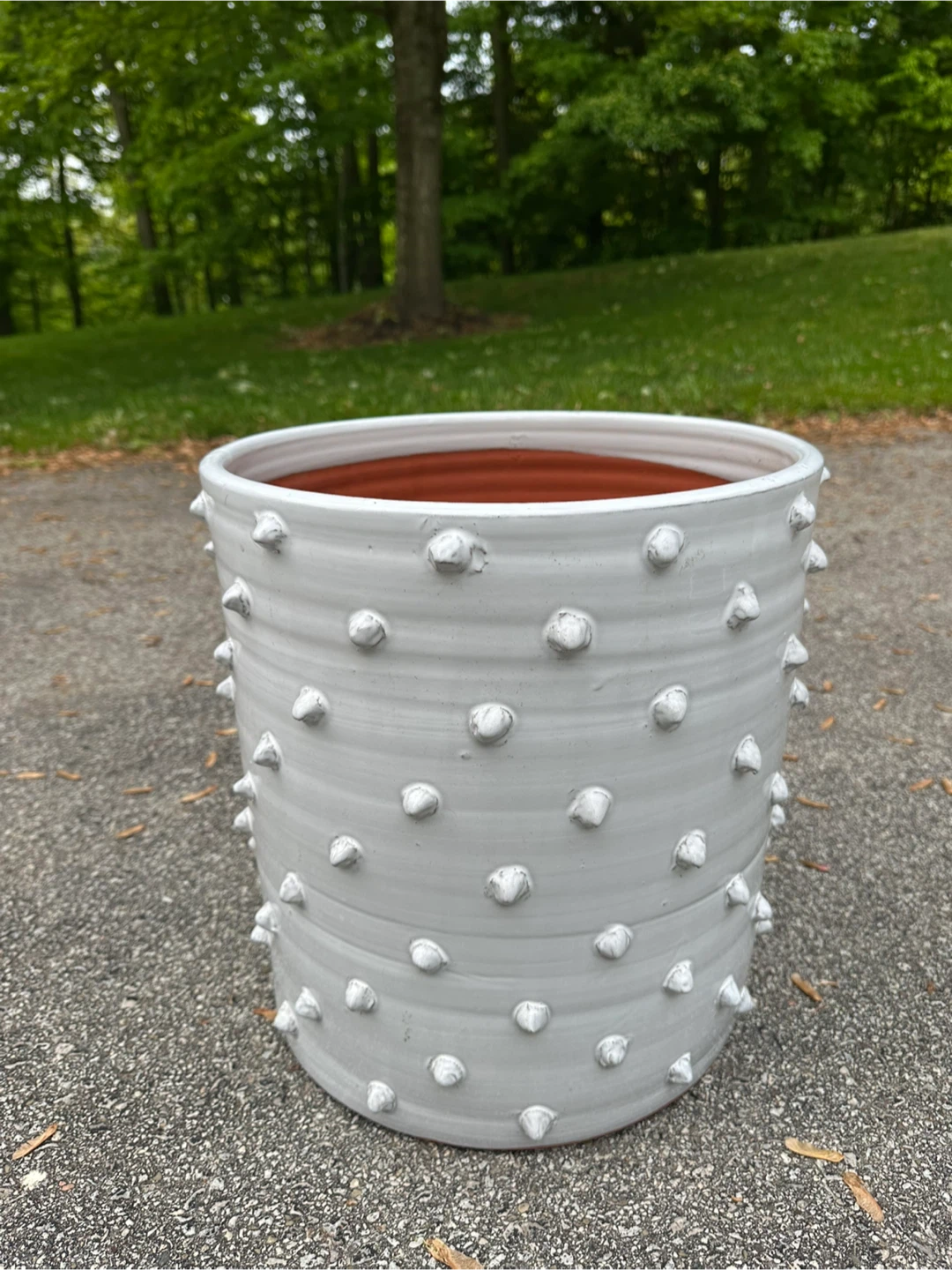XL White Ceramic Planter