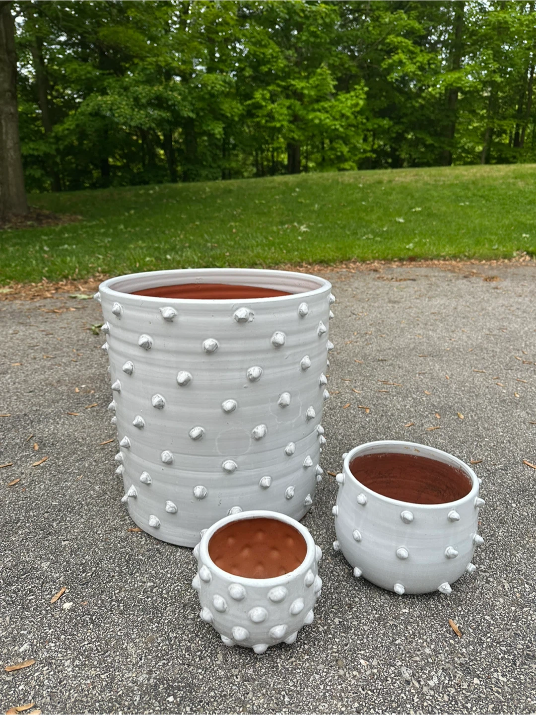 XL White Ceramic Planter - photo 4