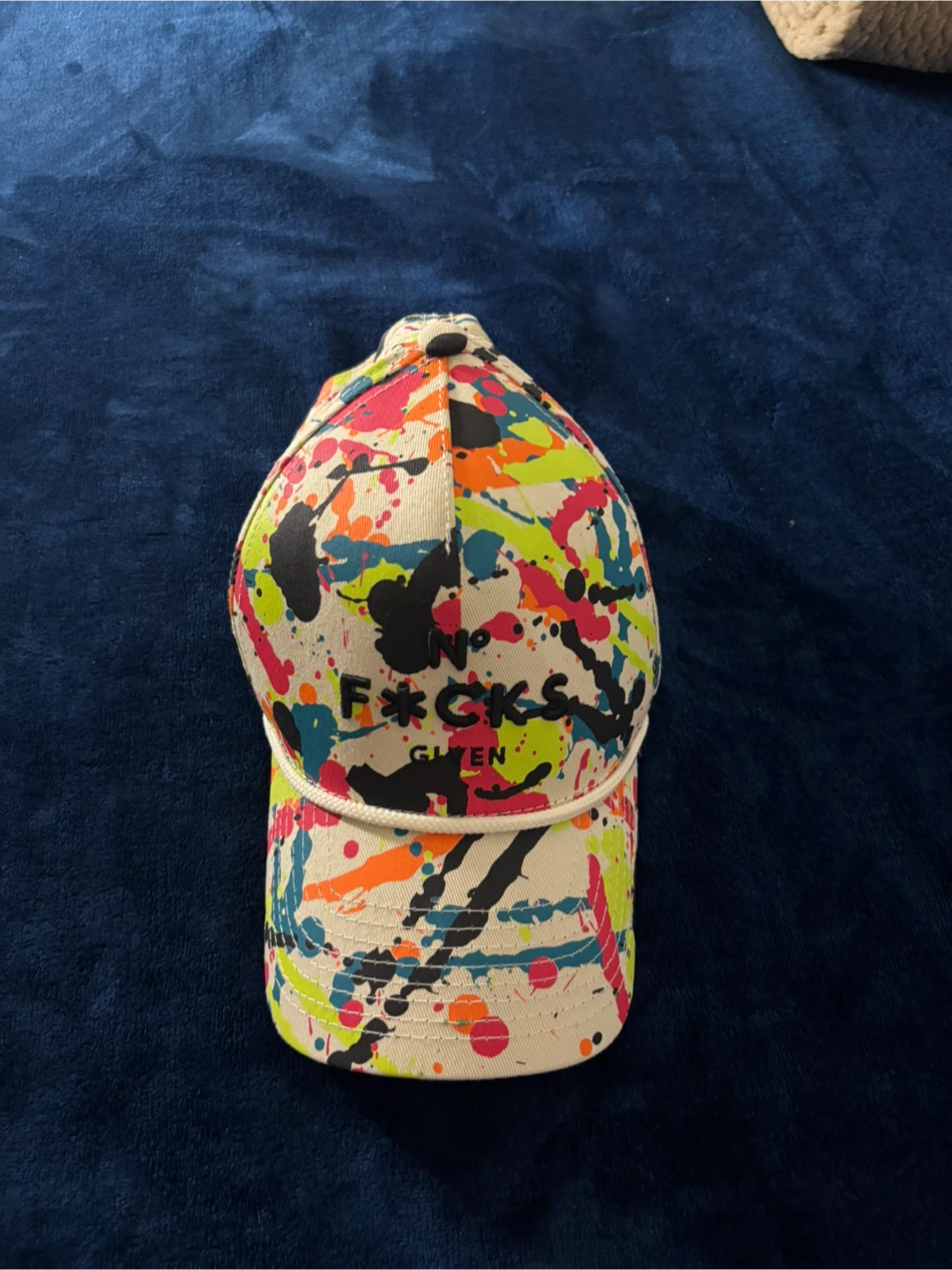 Field Grade No F*cks Given Splatter Baseball Cap