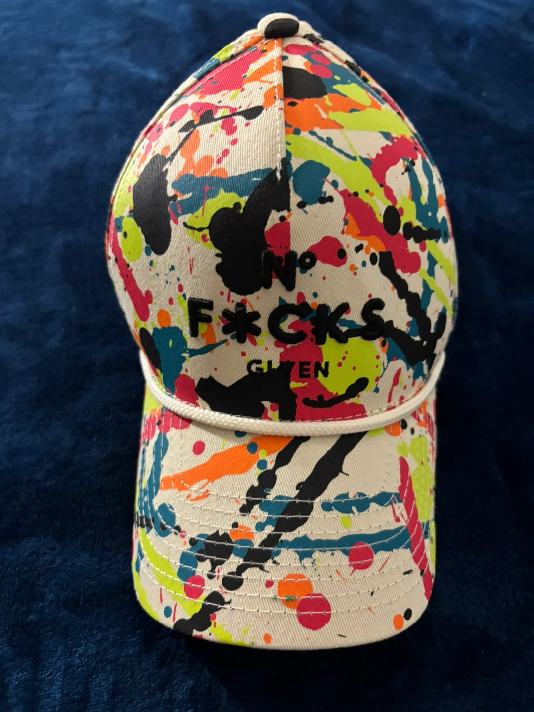 Field Grade No F*cks Given Splatter Baseball Cap - photo 2