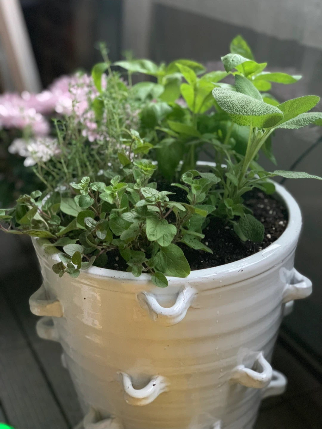 Large White Ceramic Planter - photo 2