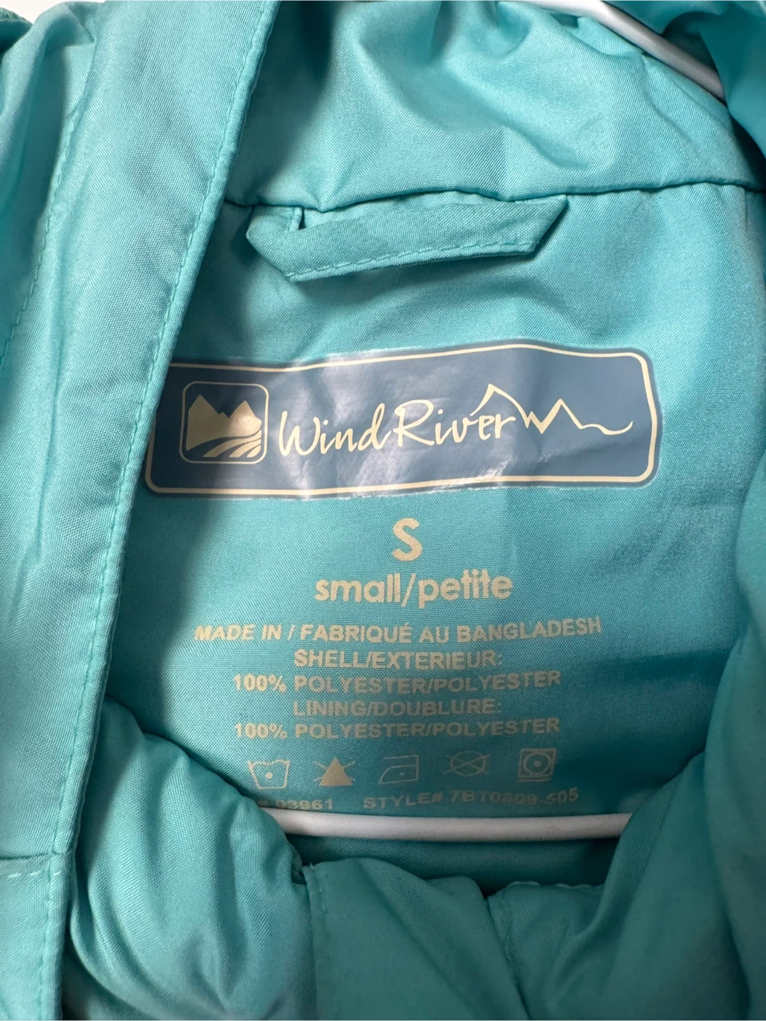 Wind River Women's Small Turquoise Jacket - photo 2