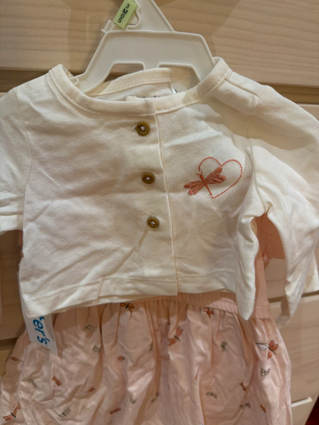 Carter's Baby 3m Bodysuit Dress & Cardigan Set - photo 5