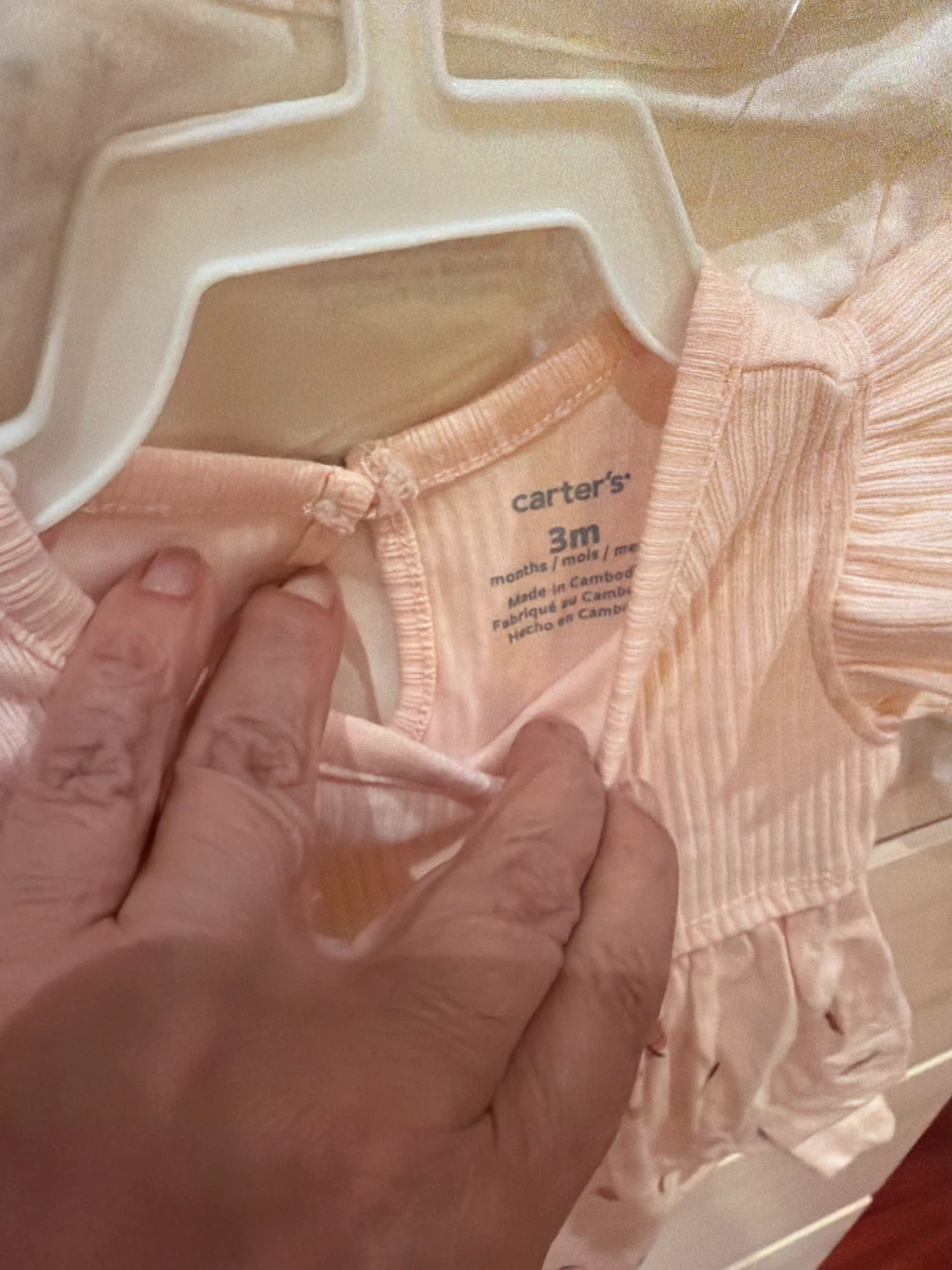 Carter's Baby 3m Bodysuit Dress & Cardigan Set - photo 4