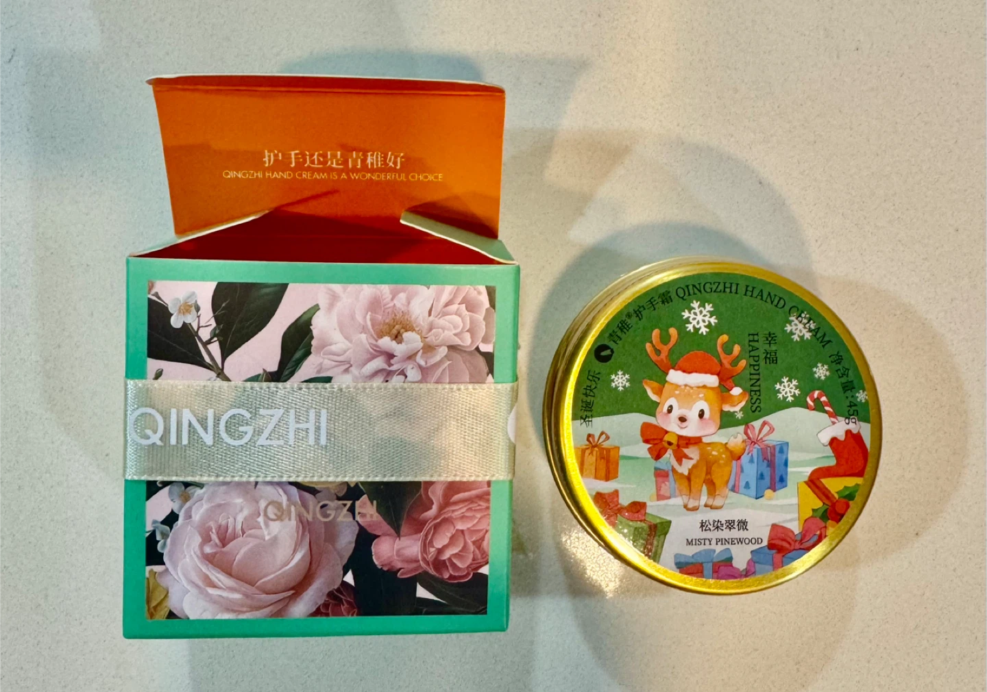 QINGZHI Hand Cream Gift Set_Misty Pinewood_45g_NWT - photo 4