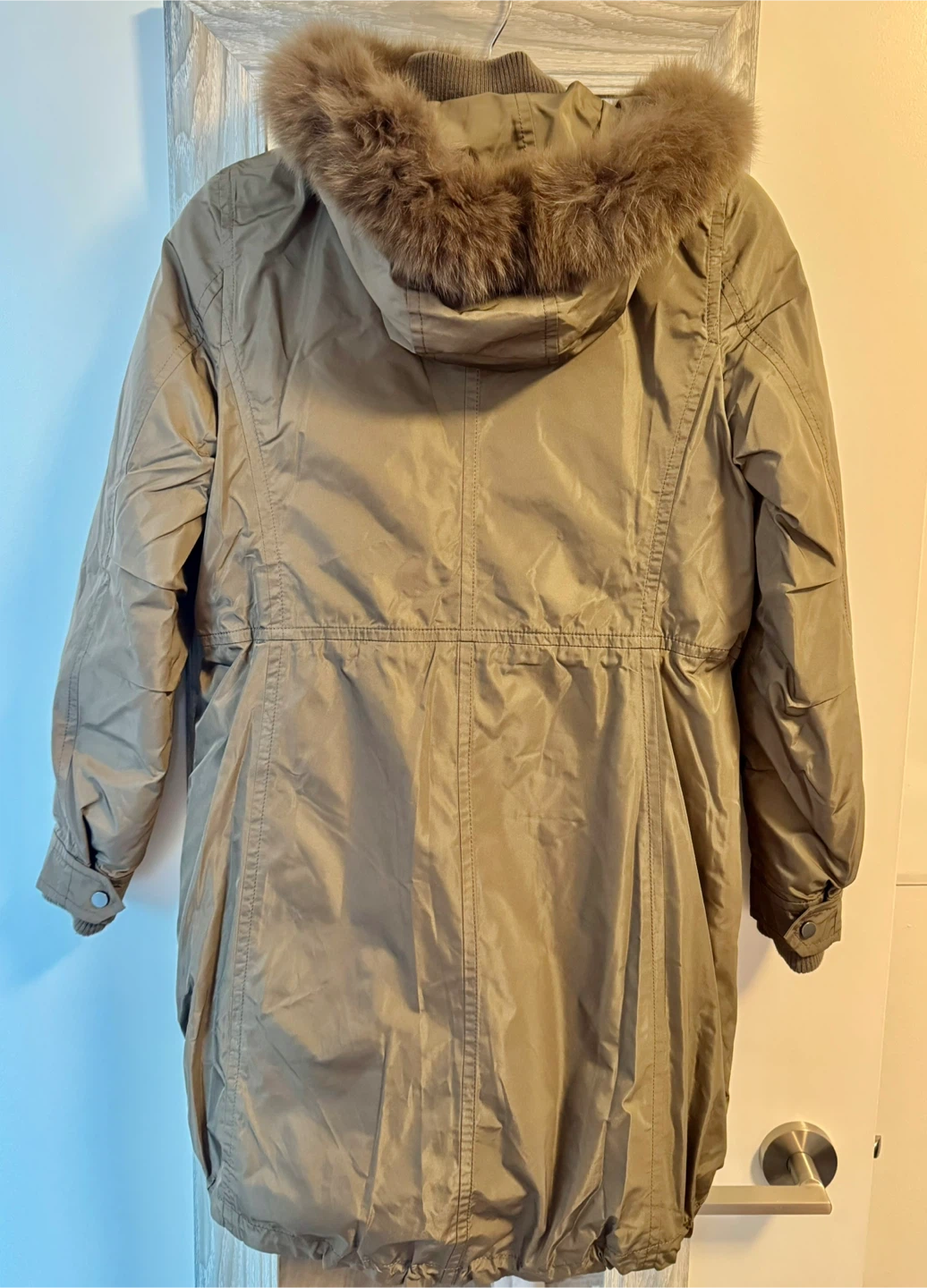 iCB Detachable Double-layer Puffer Coat_Size 02_Olive Green_NWT - photo 2