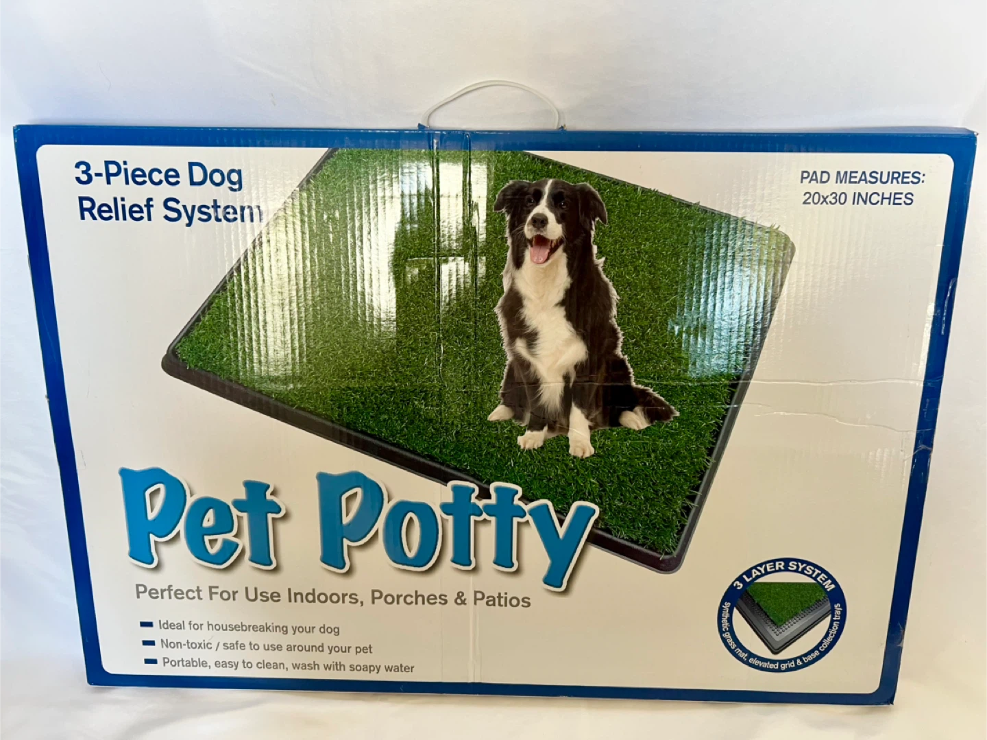 Dog Grass Pad with Tray 18X28 INCH - photo 4