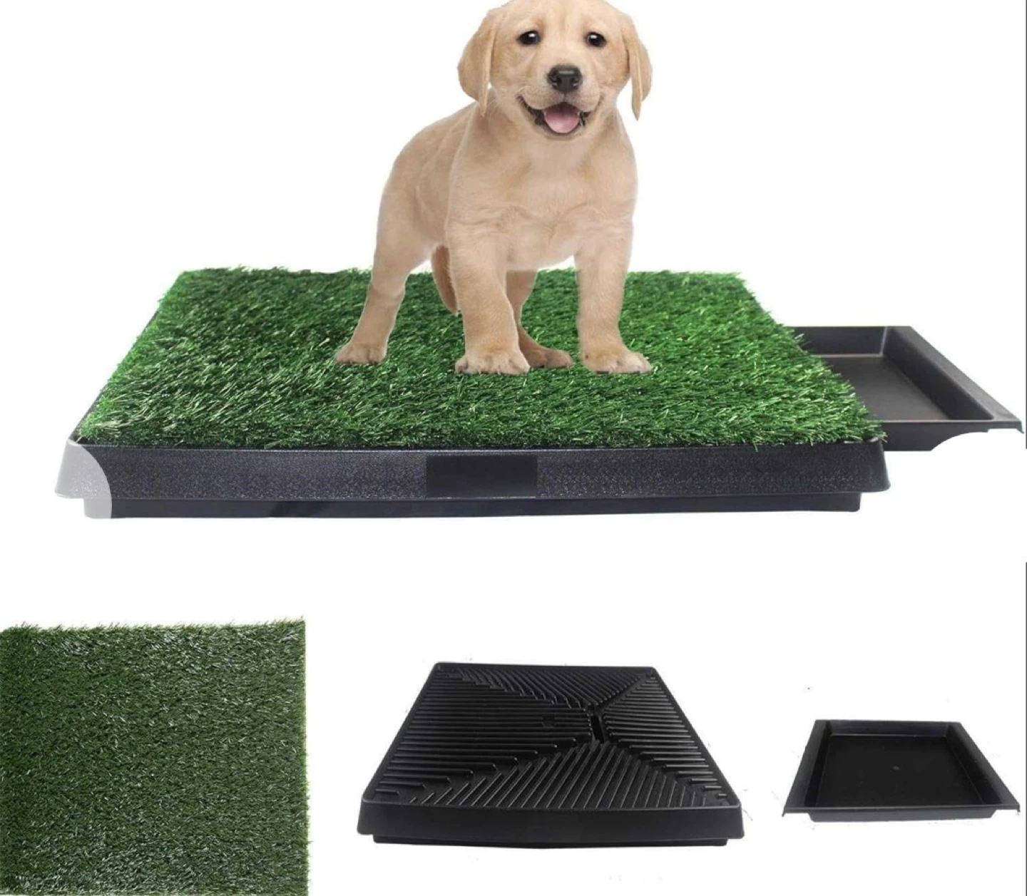Dog Grass Pad with Tray 18X28 INCH