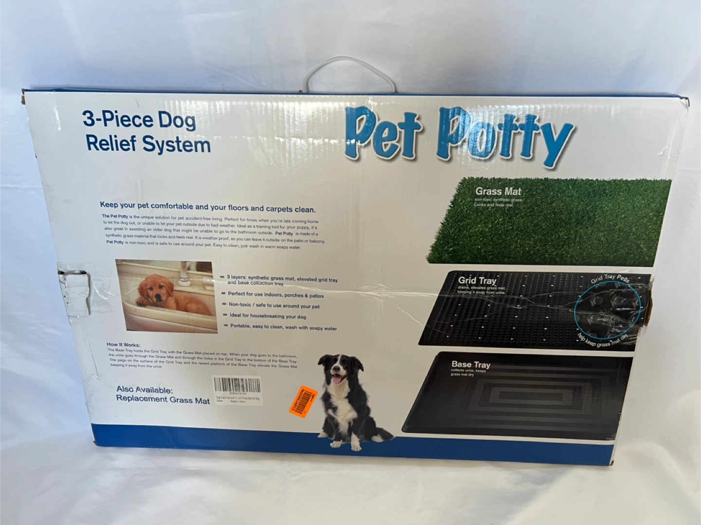 Dog Grass Pad with Tray 18X28 INCH - photo 3