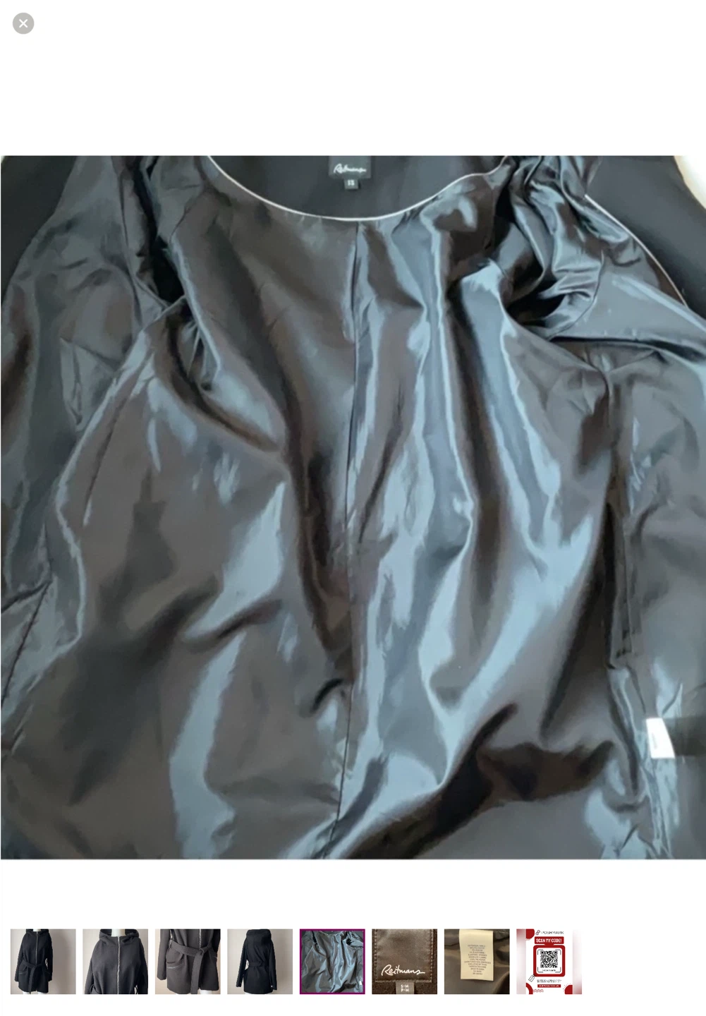 Reitmans Hooded Belted Coat - photo 5