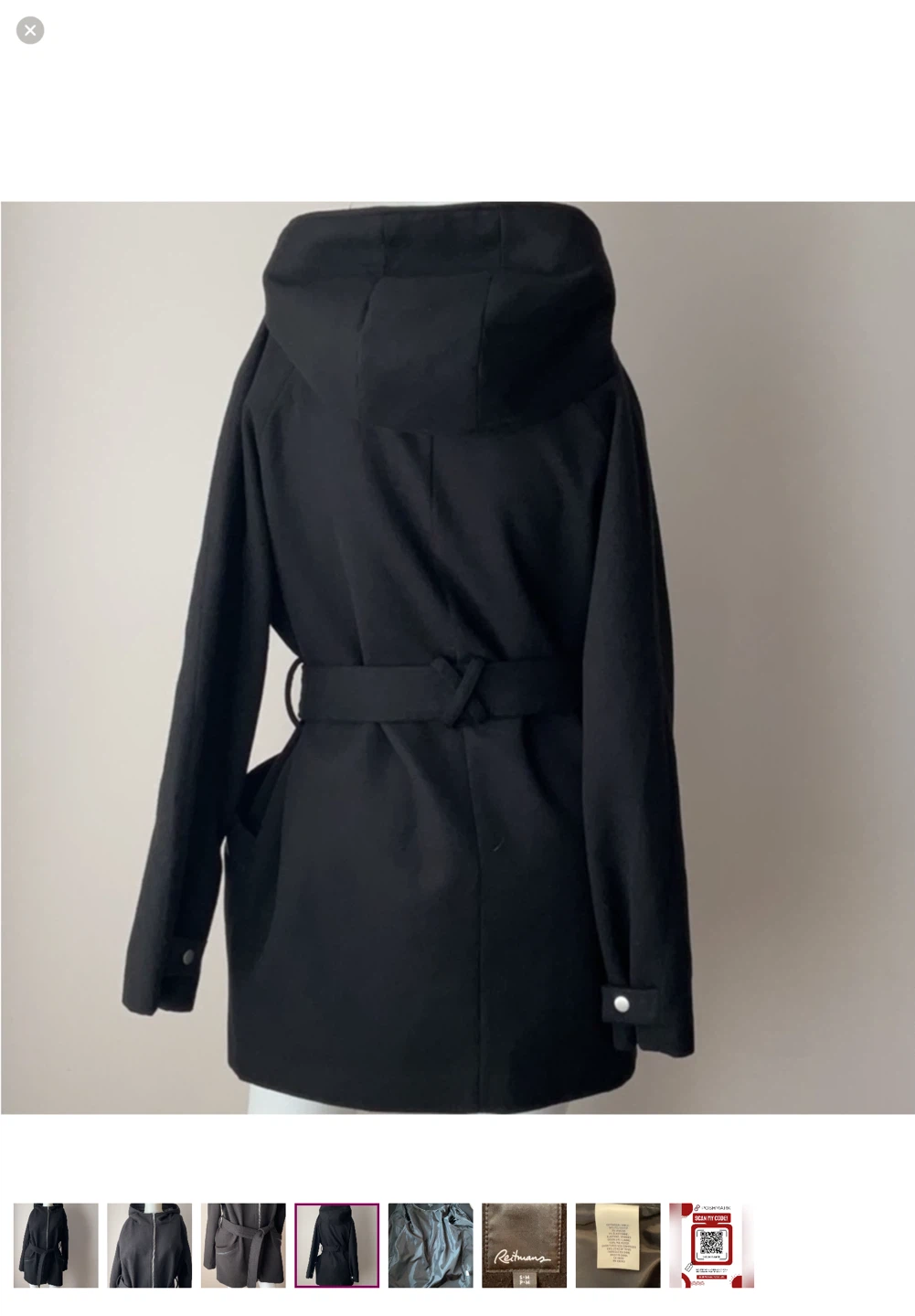 Reitmans Hooded Belted Coat - photo 4