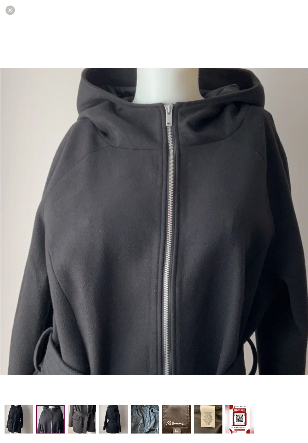 Reitmans Hooded Belted Coat - photo 2