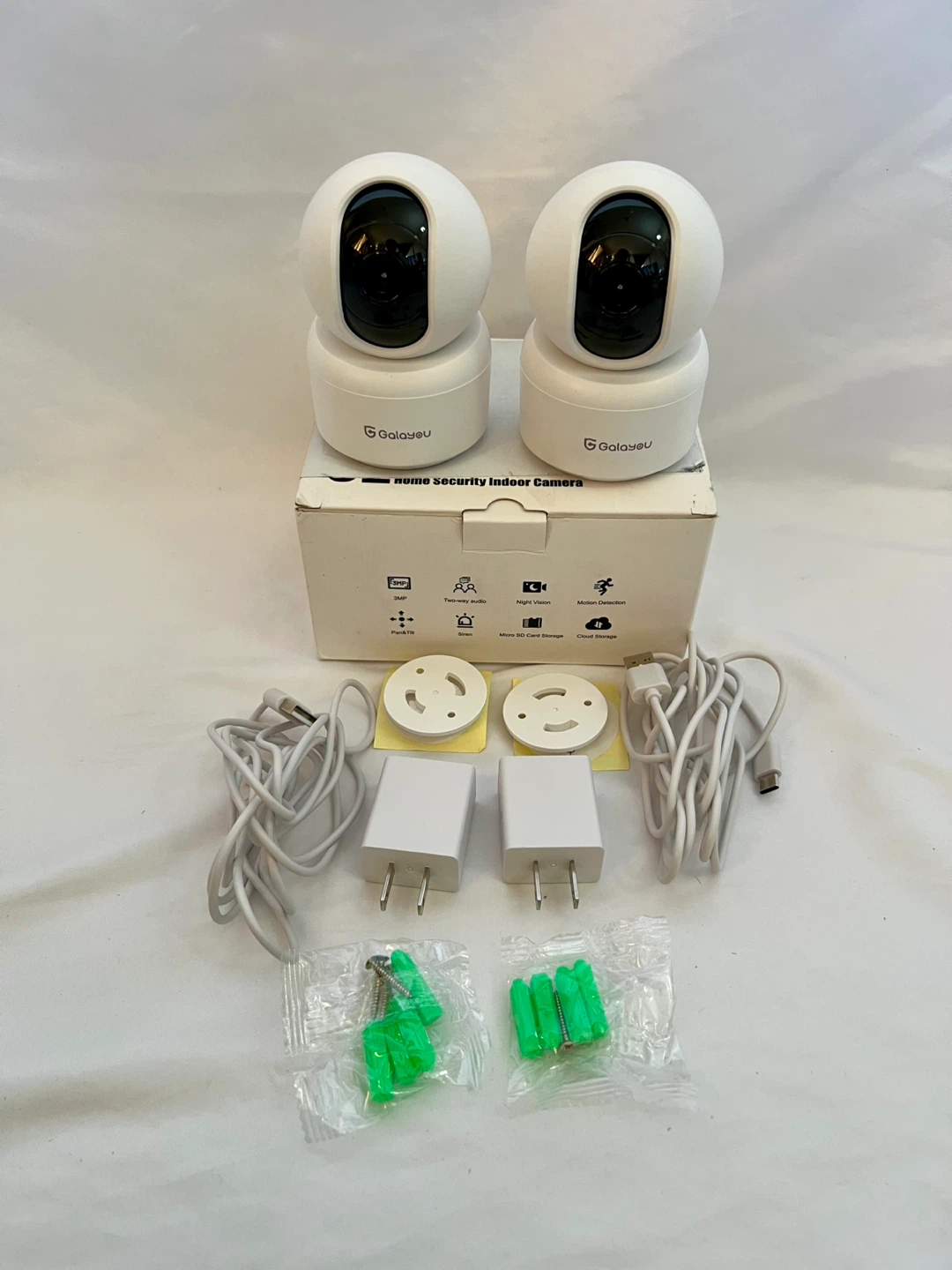 GALAYOU 2K Indoor Security Camera 2 Packs - photo 2