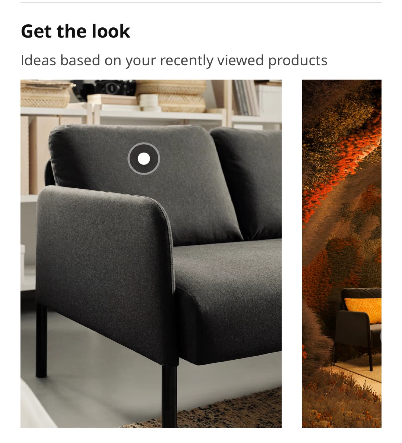 [Moving Sale] IKEA GLOSTAD Sofa & Stool Set(Excellent Condition) - photo 3