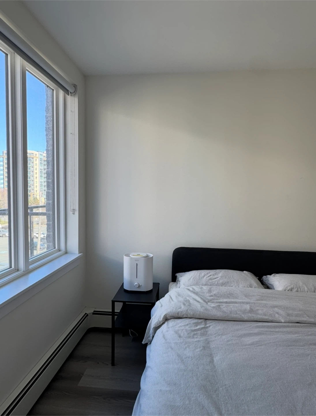 Like-New IKEA Bed + Mattress + 2 Side Tables –Pickup Feb 21