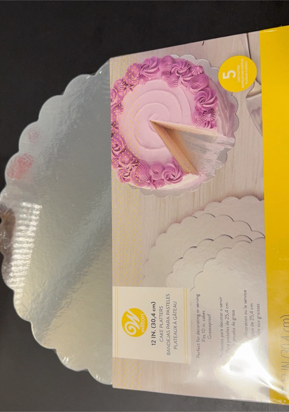Wilton 12 Inch Cake Platters (5 Count)