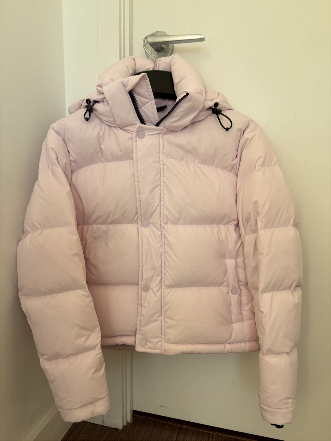 The Super Puff jacket by Aritzia, pink