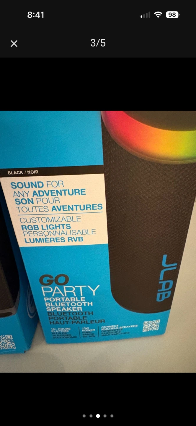 JLab JBuds Party Portable Bluetooth Speaker - photo 3