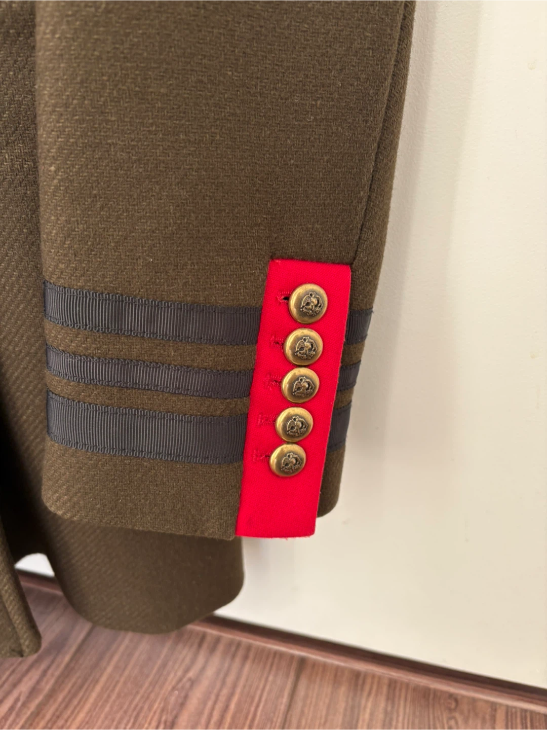 ZARA WOMAN Military Style Double-Breasted Jacket - photo 2