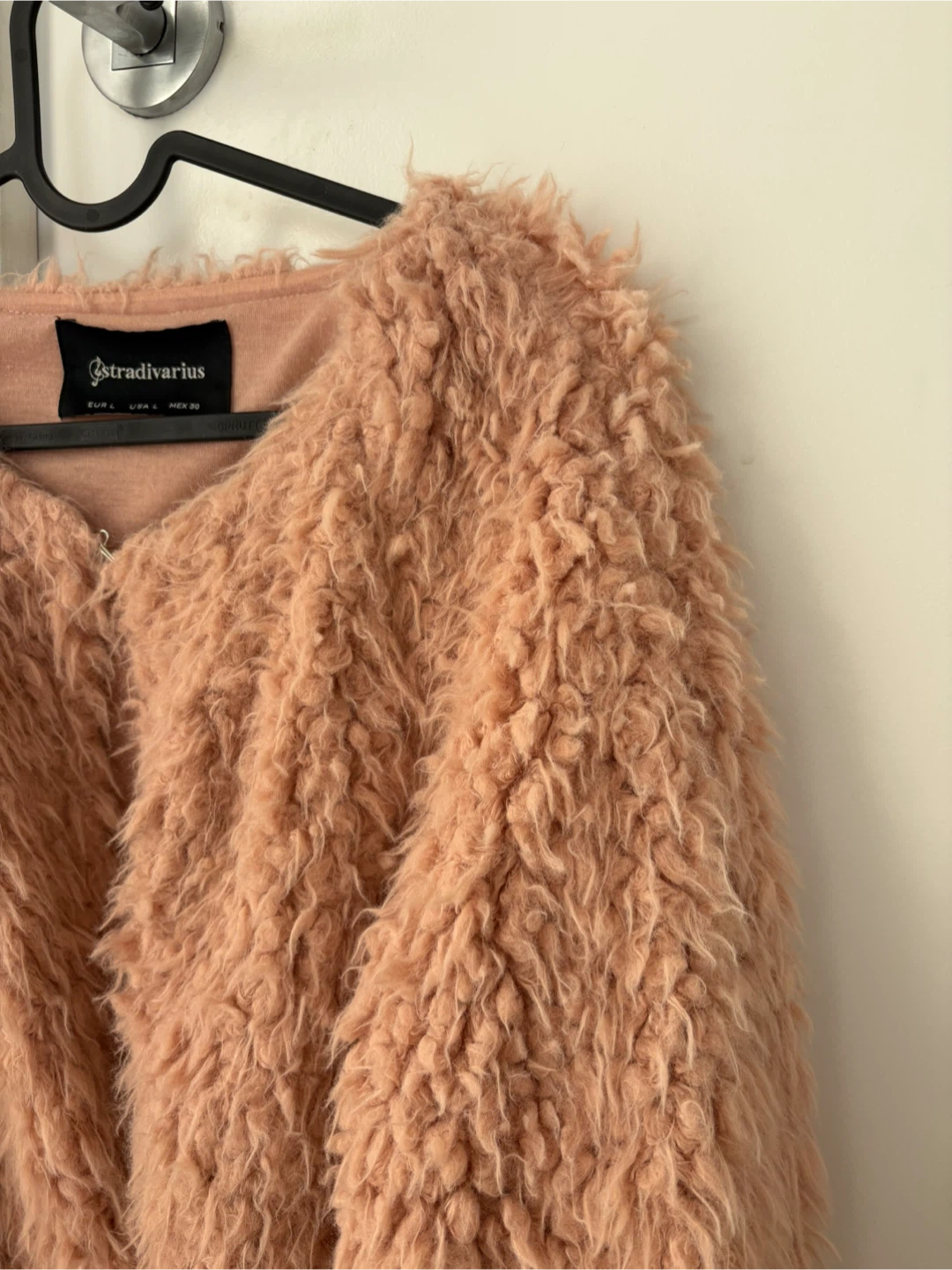 Stradivarius Pink Faux Fur Jacket - photo 2