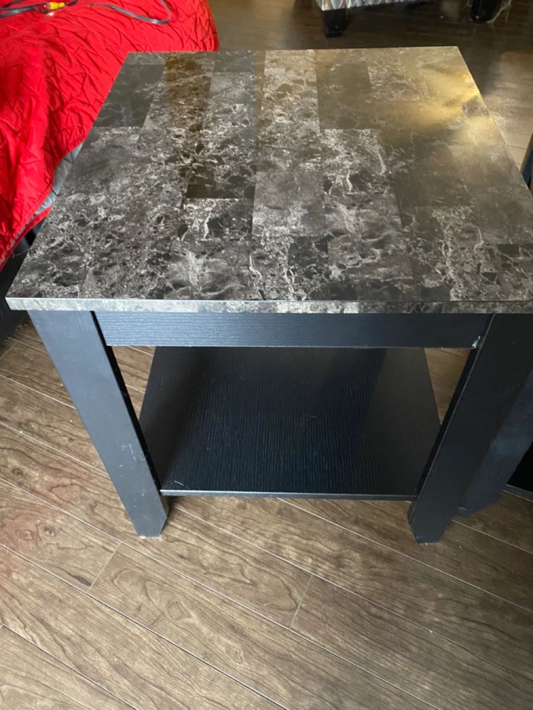 Coffee and End Tables with Shelf
