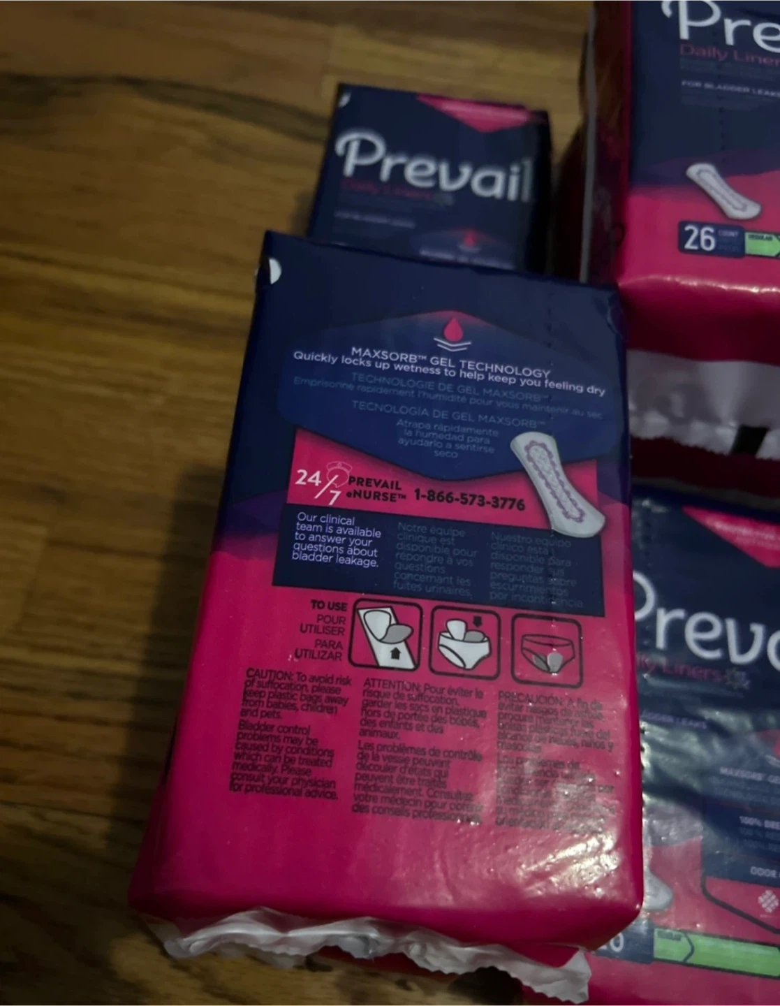 Daily Liners for Bladder Leaks (6 packs 26ct) - photo 3