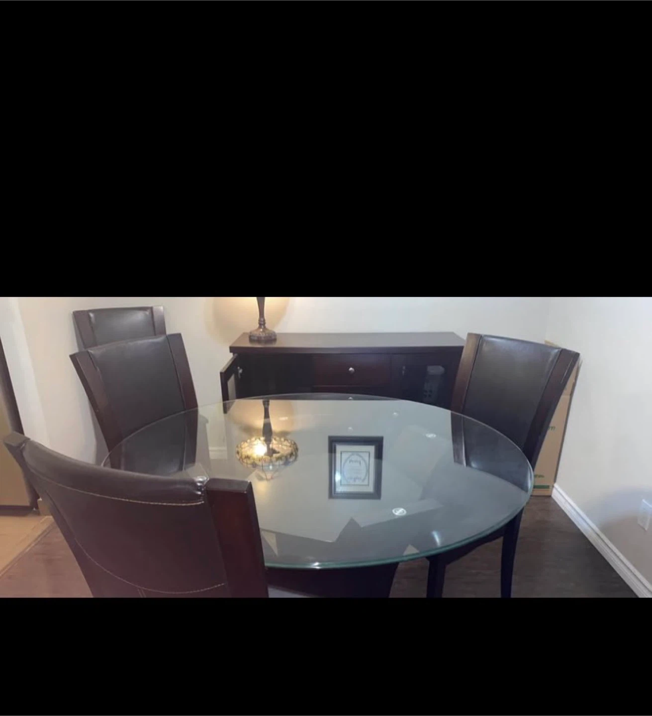 Dining table and Dining Chairs (Set of 4)