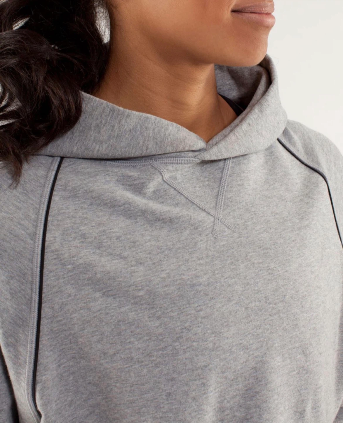 Lululemon Grey Cropped Hoodie - photo 2