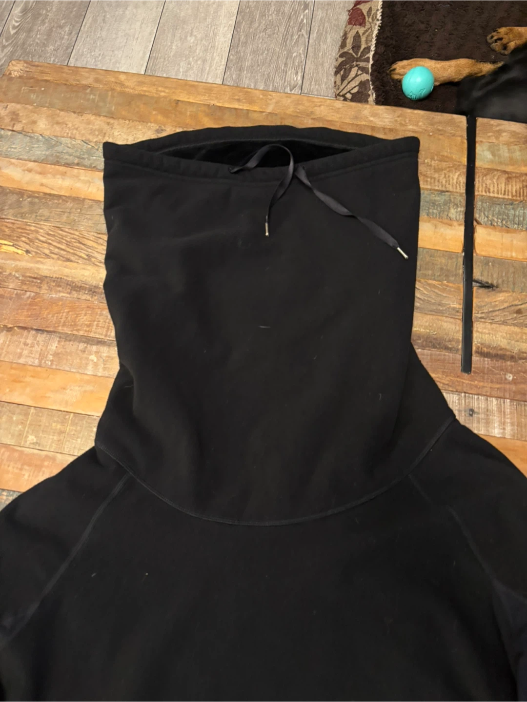 Lululemon Black Cowl Neck Fleece Lined Hoodie - photo 2