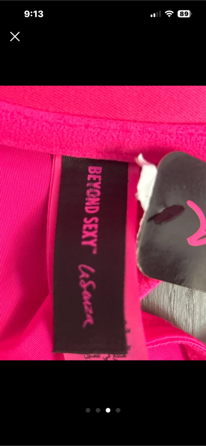 La Senza Pink Rhinestone Push-Up Bra 32D - photo 3
