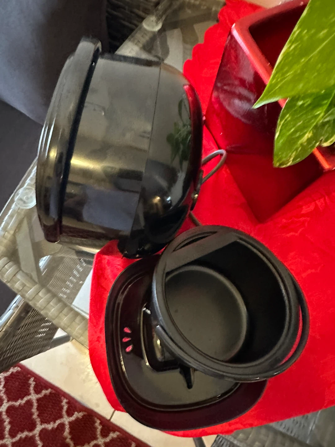 Black Wax Heater Pot - photo 3