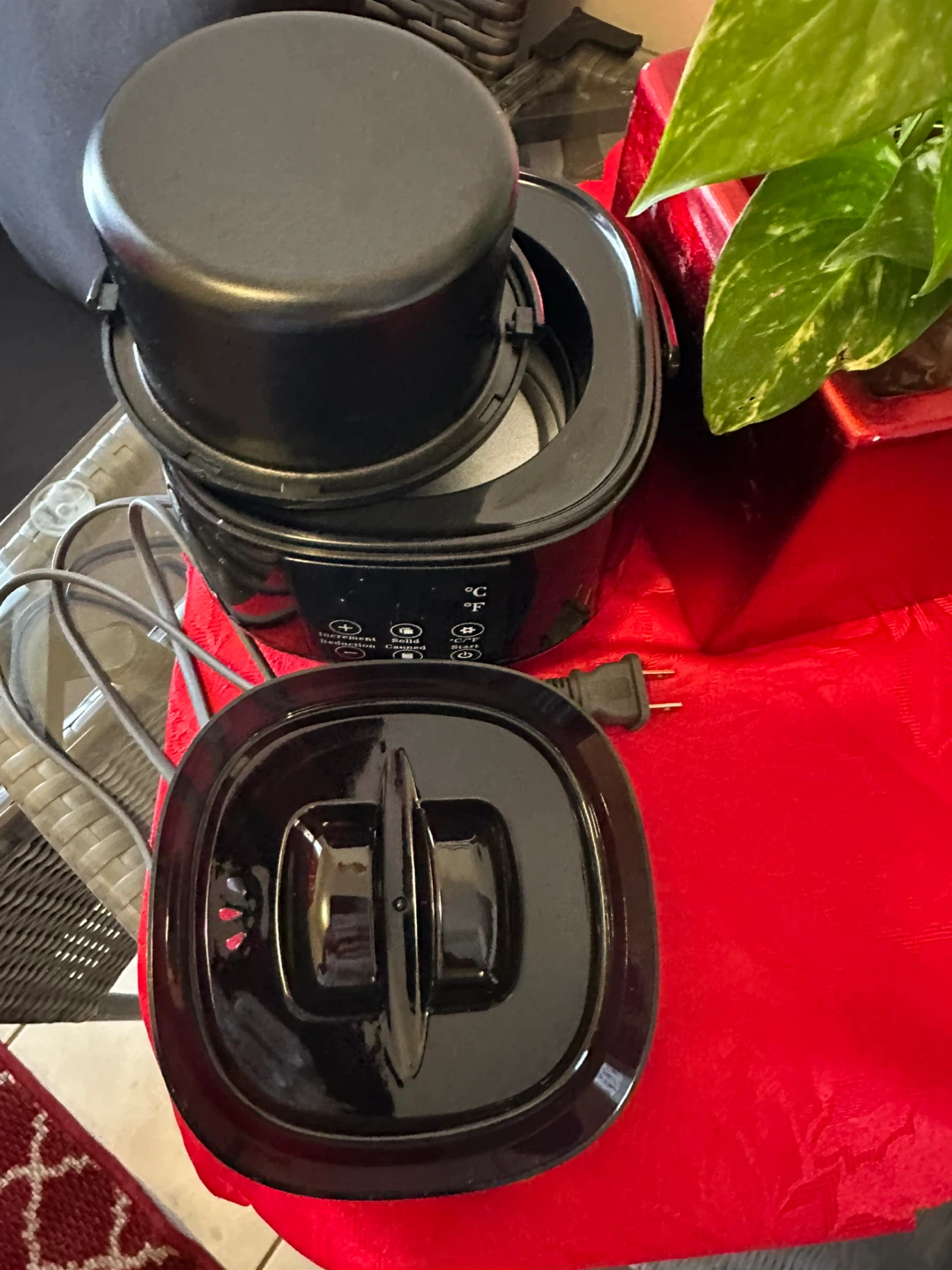 Black Wax Heater Pot - photo 2
