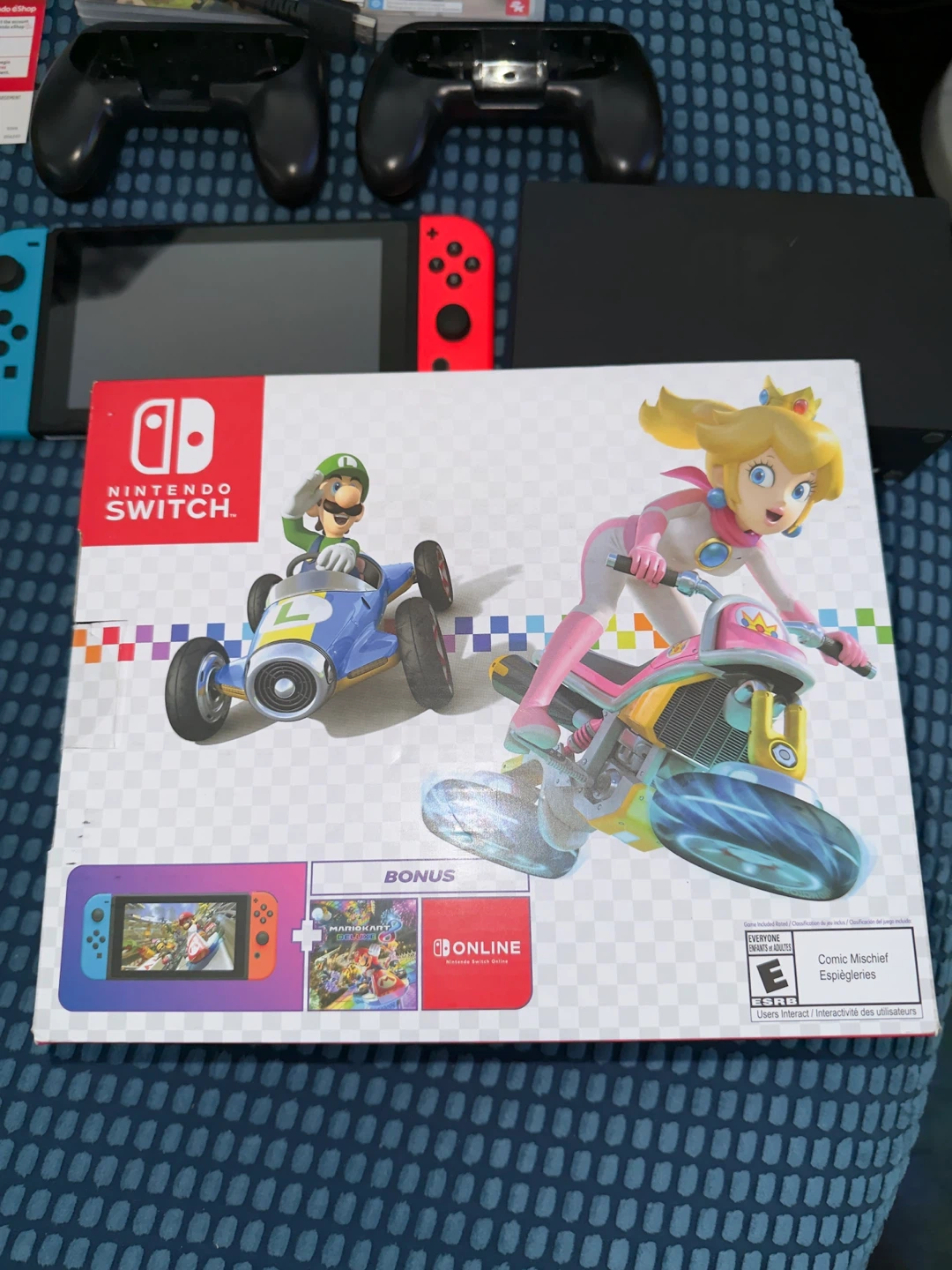 Nintendo Switch Console with Games and Accessories - photo 2