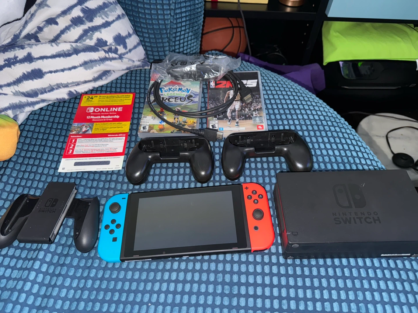 Nintendo Switch Console with Games and Accessories