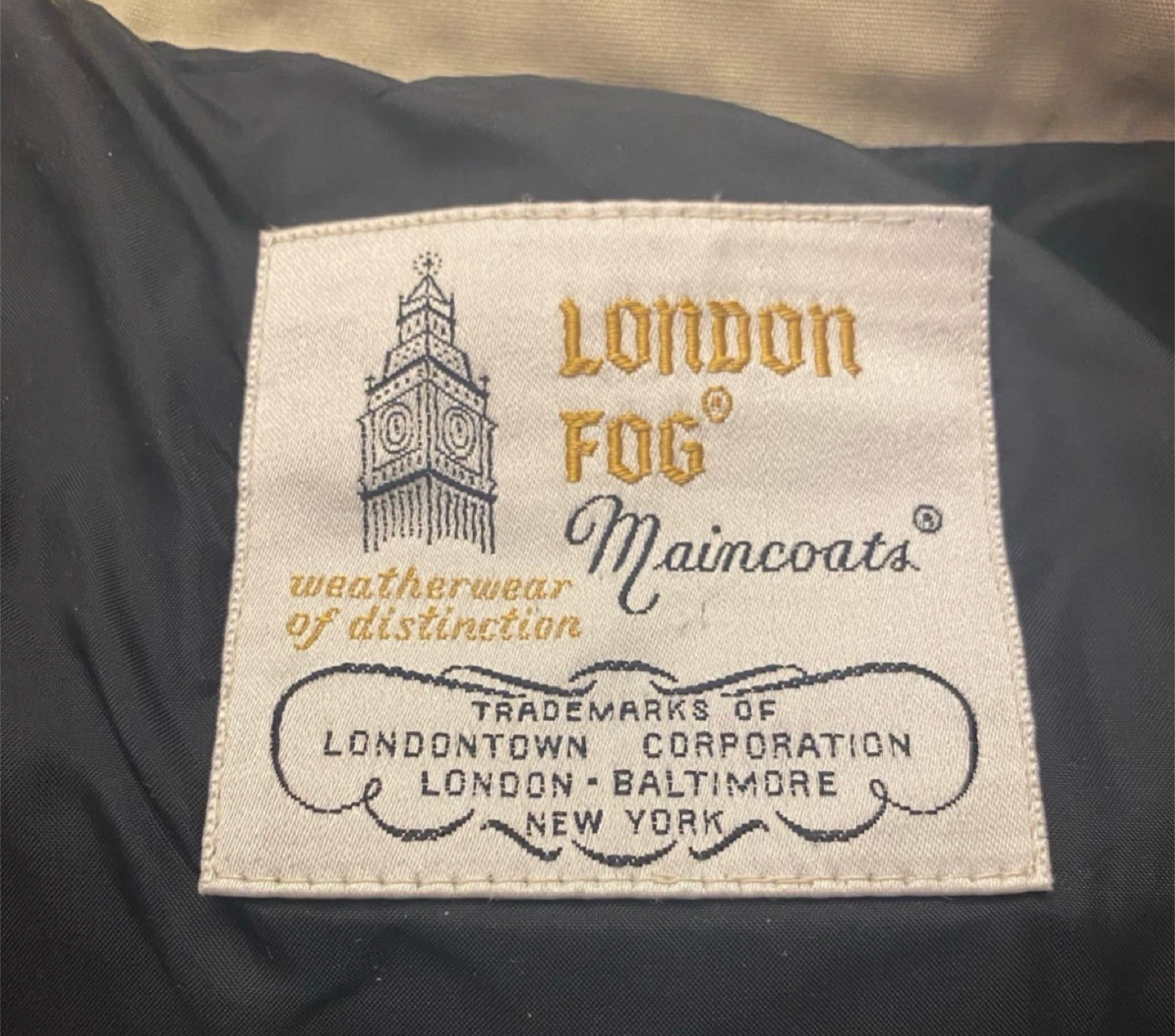 VINTAGE LONDON FOG TRENCH COAT - photo 3