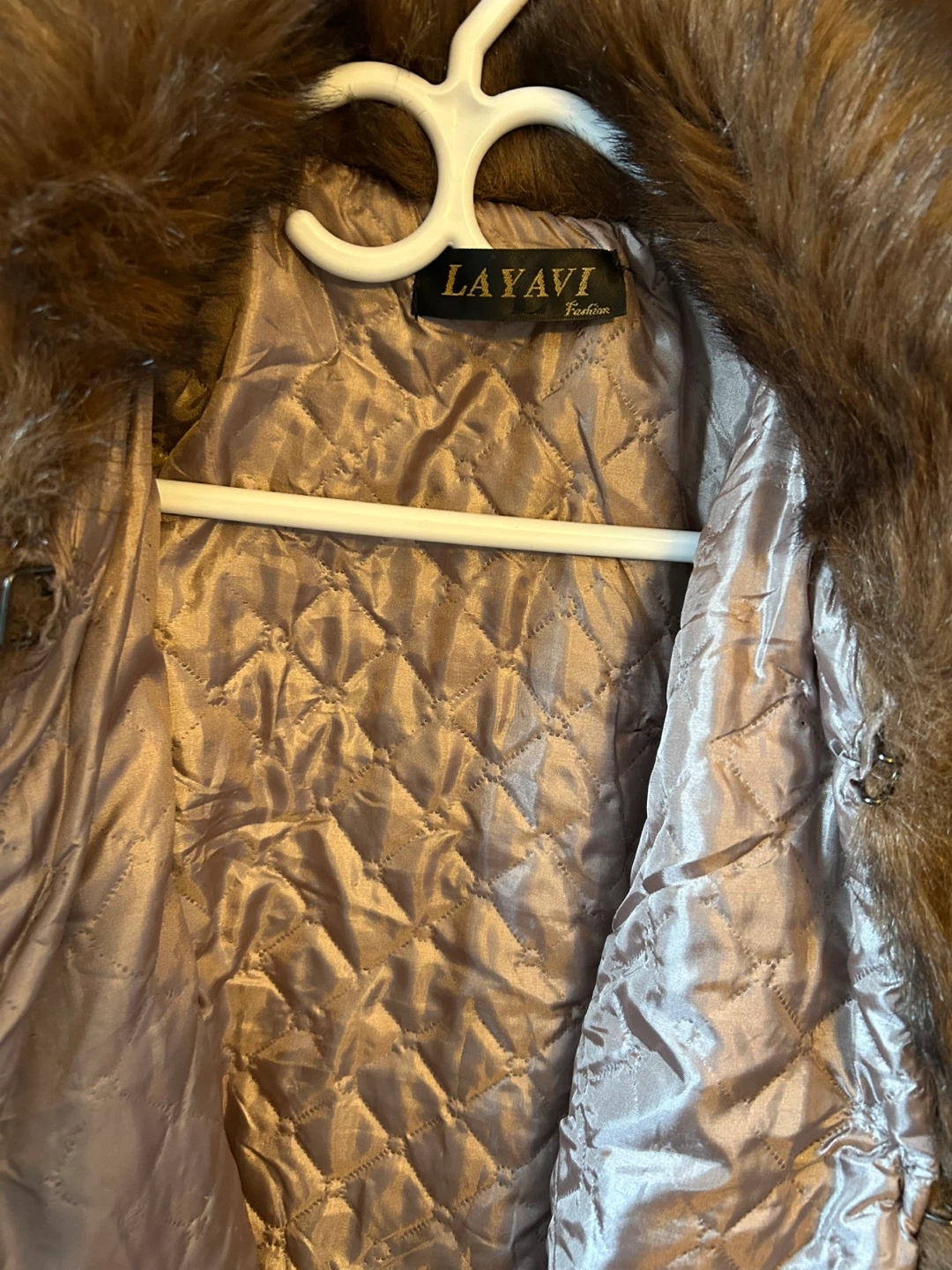 LAYAVI Faux Fur Coat - photo 4