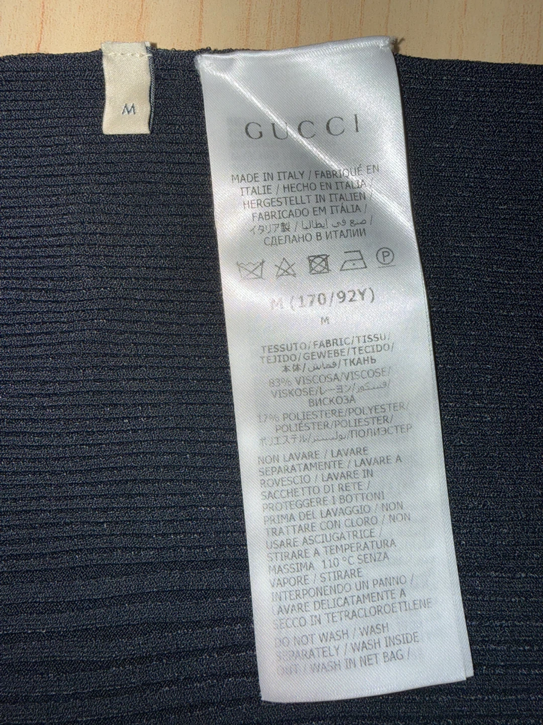 Gucci Black Ribbed Button Detail Sleeveless Dress Size M - photo 3