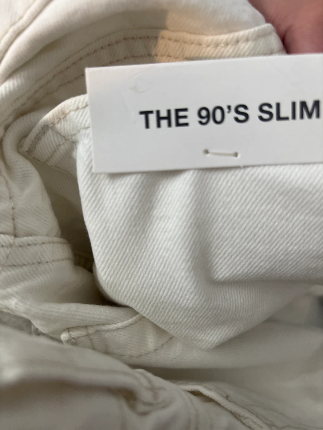 ZARA The 90's Slim Jeans - White - photo 3