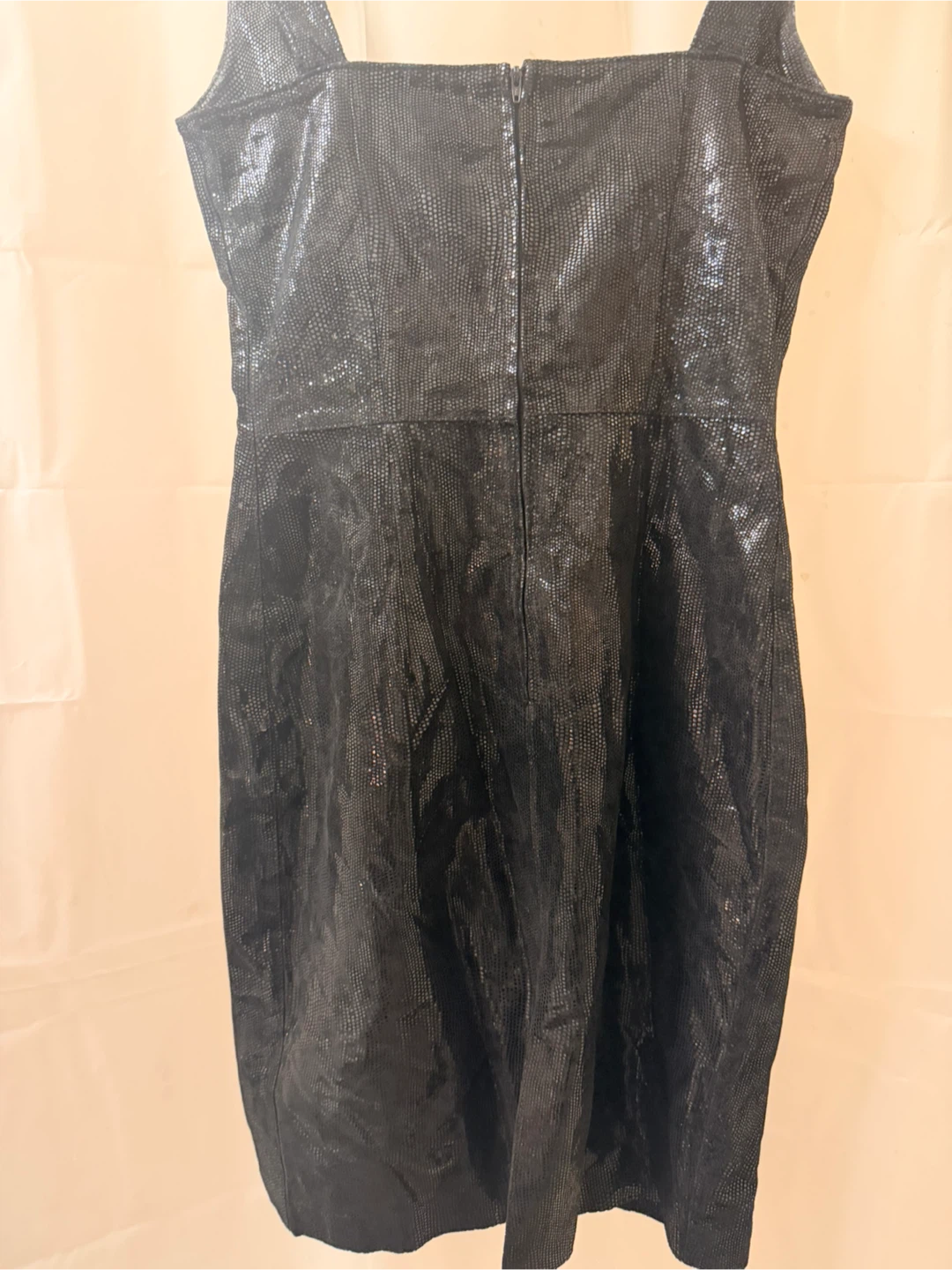 Black textured dress - photo 4