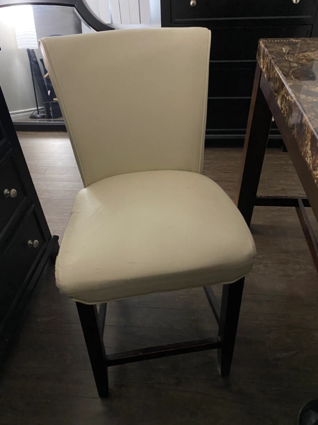 Counter height table and chairs - photo 2