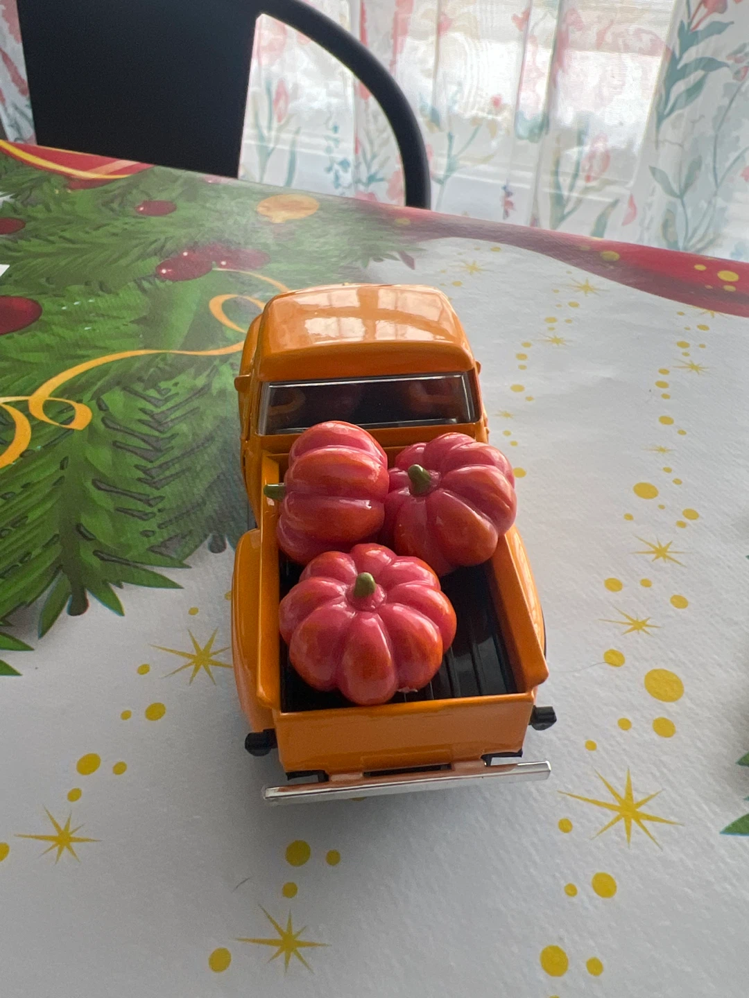 Orange Die-Cast Truck with Pumpkins - "Happy Fall Farms" - photo 4