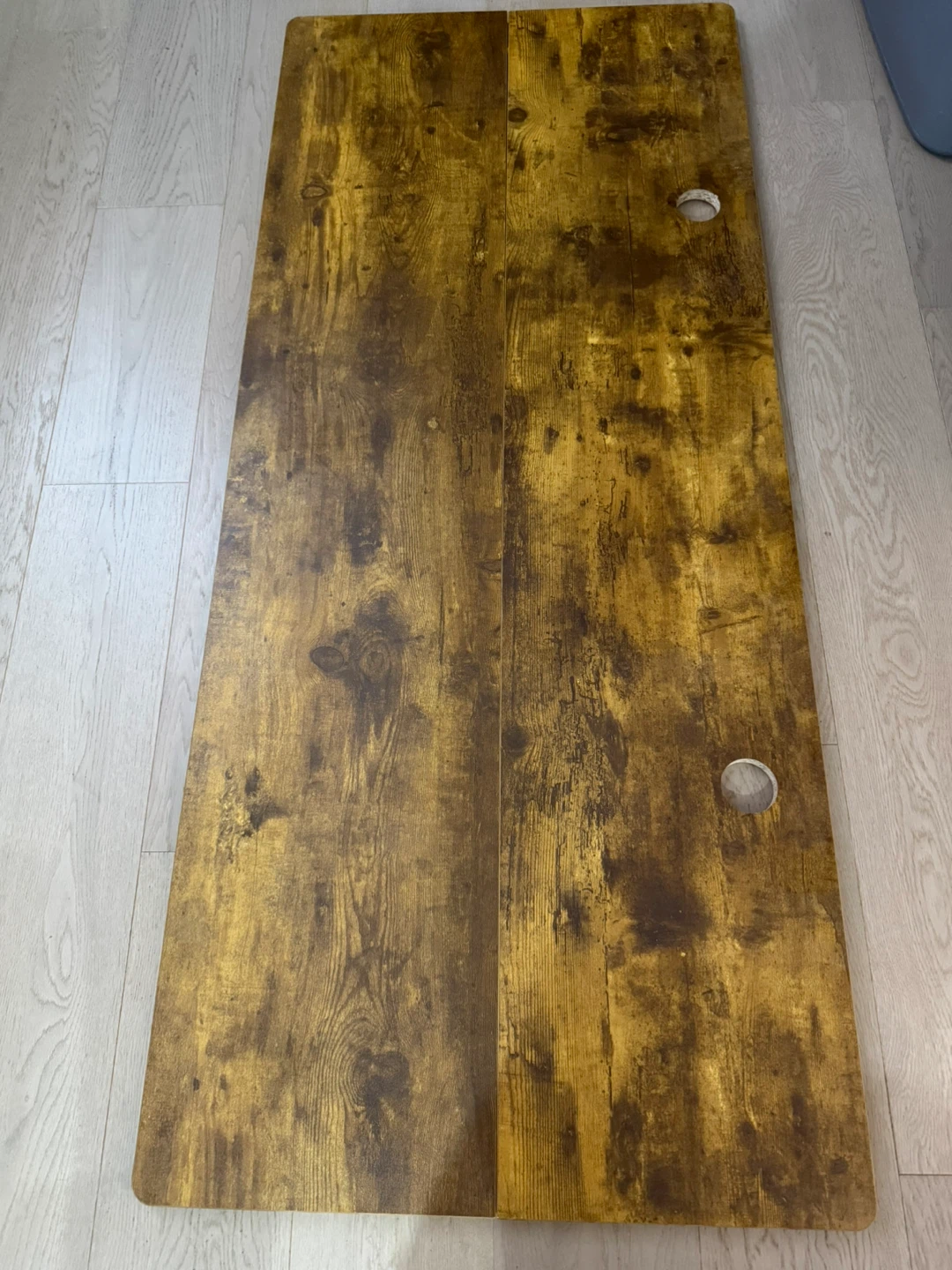 Rustic Wood Grain Desk Table Top