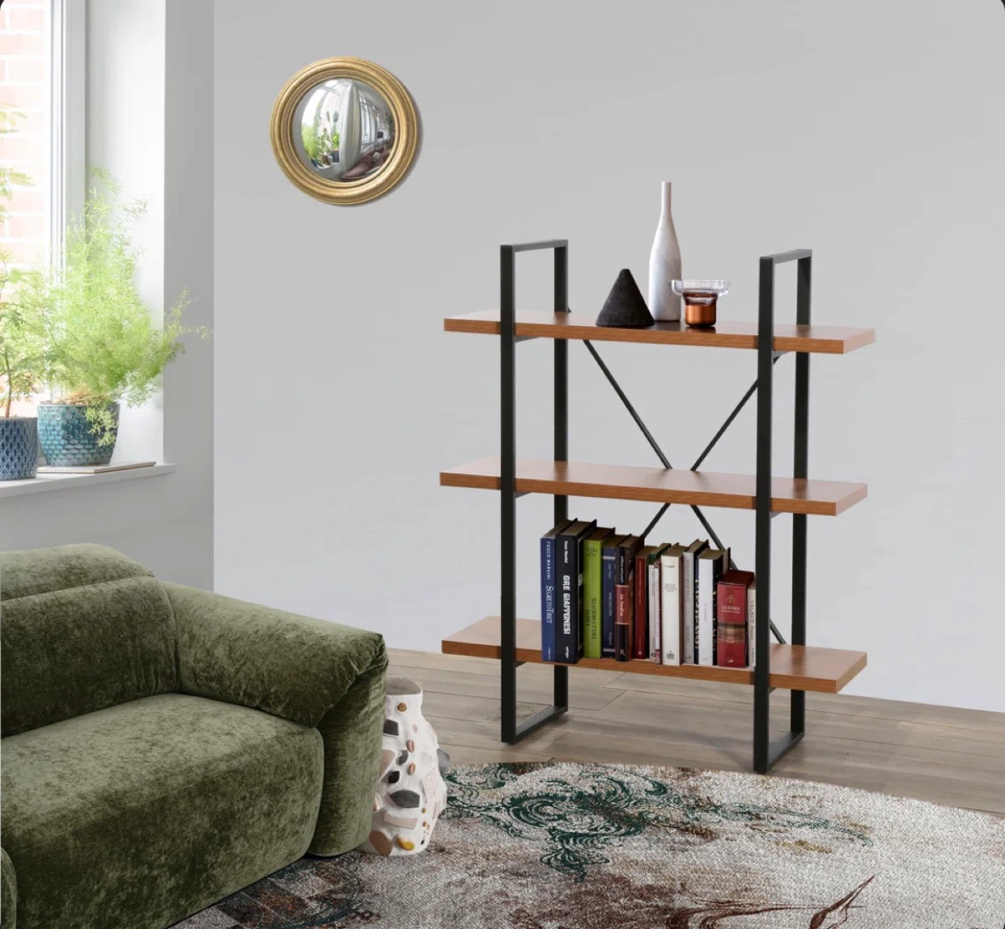 Etagere Bookcase - 3 Shelf - photo 2