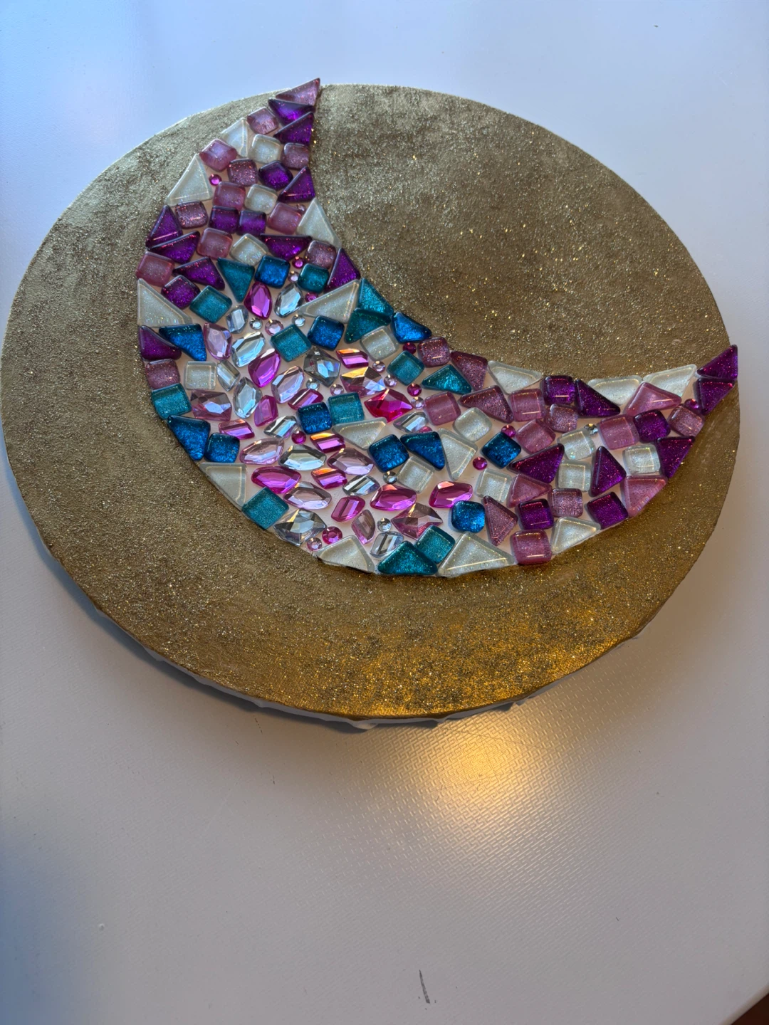 Mosaic Crescent Moon Wall Art - photo 2
