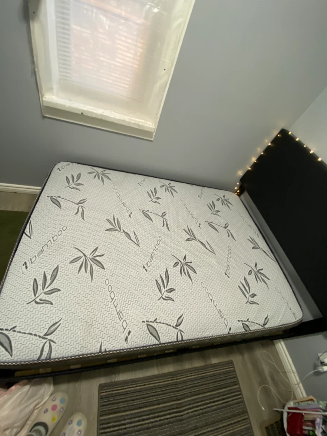 Full Size Bed Frame with Mattress - photo 2